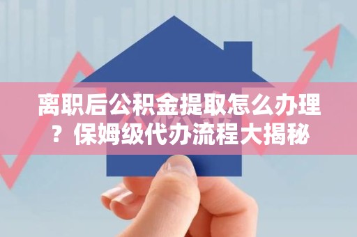 池州离职后公积金提取怎么办理?保姆级代办流程大揭秘 池州离职后公积金提取怎么办理?保姆级代办流程大揭秘