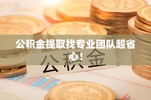池州公积金提取找专业团队超省心！
